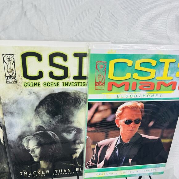 CSI Crime Scene Investigation Lot IDW Dominos Demon House 1-5 Miami‎ Blood Money - Picture 5 of 6